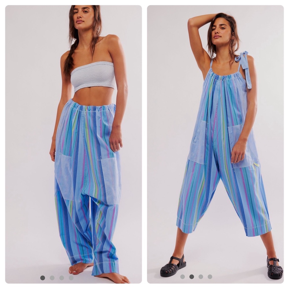 NWT Free People Dream In Color Convertible Jumper Onesie